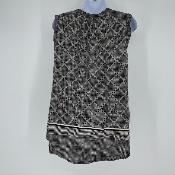 Lucky Brand Tank Top Sleeveless Shirt Boho Aztec Women's Size M - Picture 3 of 4